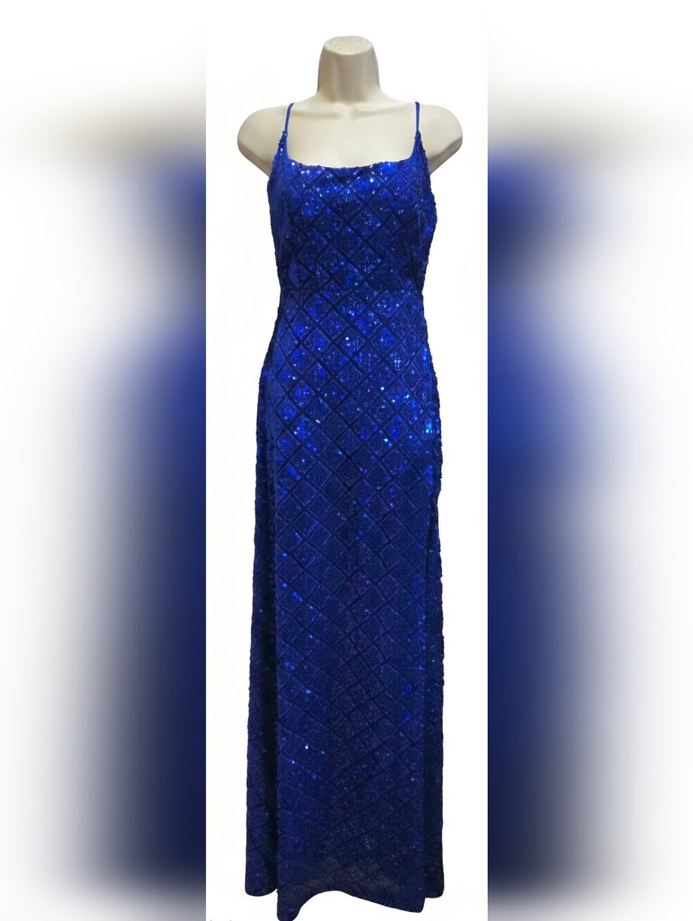 Women’s Royal Blue Sequin Prom/Evening Dress